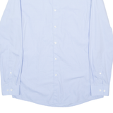 HUGO BOSS Mens Plain Shirt Blue Long Sleeve L