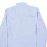 HUGO BOSS Mens Plain Shirt Blue Long Sleeve L
