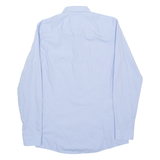 HUGO BOSS Mens Plain Shirt Blue Long Sleeve L