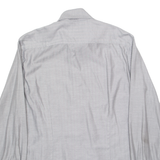 TOMMY HILFIGER Mens Plain Shirt Black Chevron Long Sleeve M