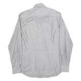 TOMMY HILFIGER Mens Plain Shirt Black Chevron Long Sleeve M