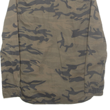 STARING AT STARS Womens Shirt Green Camouflage Long Sleeve S