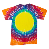 Mens Tie Dye T-Shirt Yellow S
