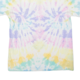 GILDAN Mens Tie Dye T-Shirt Purple M