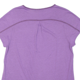 THE NORTH FACE Womens T-Shirt Purple V-Neck L