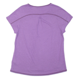 THE NORTH FACE Womens T-Shirt Purple V-Neck L