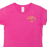 GILDAN Dalton Trail Lodge Womens T-Shirt Pink M