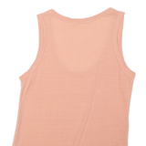 LACOSTE Striped Womens Vest Pink Sleeveless S