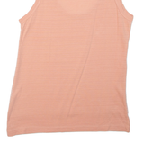 LACOSTE Striped Womens Vest Pink Sleeveless S