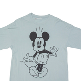 DISNEY Mickey Mouse Womens T-Shirt Blue L
