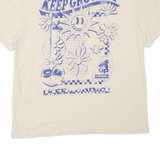 YOURTURN Smiley Sun Womens T-Shirt Cream L