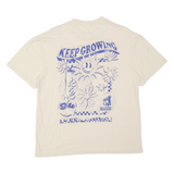 YOURTURN Smiley Sun Womens T-Shirt Cream L