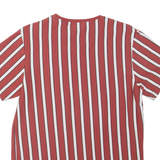 HUF Striped Mens T-Shirt Red L