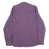 TED BAKER Mens Shirt Purple Gingham Long Sleeve L