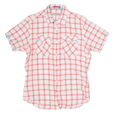 TED BAKER Mens Shirt Red Gingham S