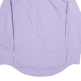 BODEN Mens Plain Shirt Purple Long Sleeve S