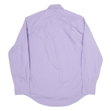 BODEN Mens Plain Shirt Purple Long Sleeve S