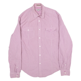 TED BAKER Mens Shirt Red Gingham Long Sleeve S
