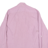 TED BAKER Mens Shirt Red Gingham Long Sleeve S