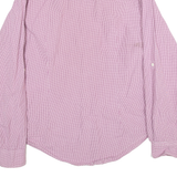 TED BAKER Mens Shirt Red Gingham Long Sleeve S