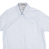TED BAKER Mens Plain Shirt Blue M