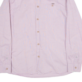 TED BAKER Mens Plain Shirt Pink Long Sleeve M