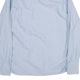 TED BAKER Mens Plain Shirt Blue Long Sleeve M