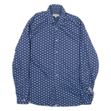 TED BAKER Mens Shirt Blue Floral Long Sleeve M