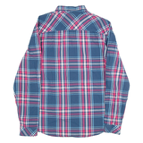 JOULES Slim Fit Mens Shirt Blue Check Long Sleeve L