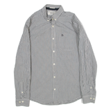 PENGUIN BY MUNSINGWEAR Heritage Slim Fit Mens Shirt Black Gingham Long Sleeve M