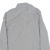 PENGUIN BY MUNSINGWEAR Heritage Slim Fit Mens Shirt Black Gingham Long Sleeve M