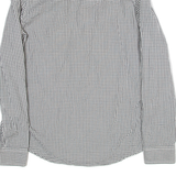 PENGUIN BY MUNSINGWEAR Heritage Slim Fit Mens Shirt Black Gingham Long Sleeve M