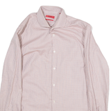 HUGO BOSS Slim Fit Mens Shirt Red Long Sleeve M