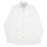 TED BAKER Mens Plain Shirt White Long Sleeve M