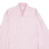 TED BAKER Mens Shirt Pink Long Sleeve L