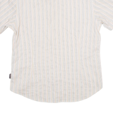 TED BAKER Mens Shirt Cream Striped M