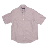 TED BAKER Mens Shirt Red Crazy Pattern M