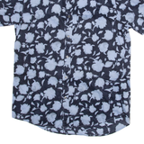 MICHAEL KORS Slim Fit Mens Shirt Blue Floral M