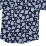 MICHAEL KORS Slim Fit Mens Shirt Blue Floral M