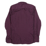 TED BAKER Mens Shirt Maroon Long Sleeve M