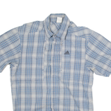 ADIDAS Mens Shirt Blue Check S