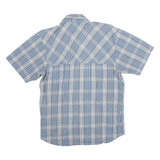 ADIDAS Mens Shirt Blue Check S