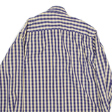 PAUL & SHARK Mens Shirt Purple Check Long Sleeve L