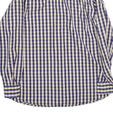 PAUL & SHARK Mens Shirt Purple Check Long Sleeve L