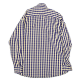 PAUL & SHARK Mens Shirt Purple Check Long Sleeve L