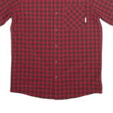 COLUMBIA Mens Shirt Red Check M