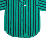 Womens Shirt Green Striped M