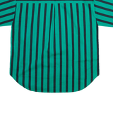 Womens Shirt Green Striped M