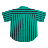 Womens Shirt Green Striped M