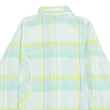 COLUMBIA Womens Shirt Green Check Long Sleeve M